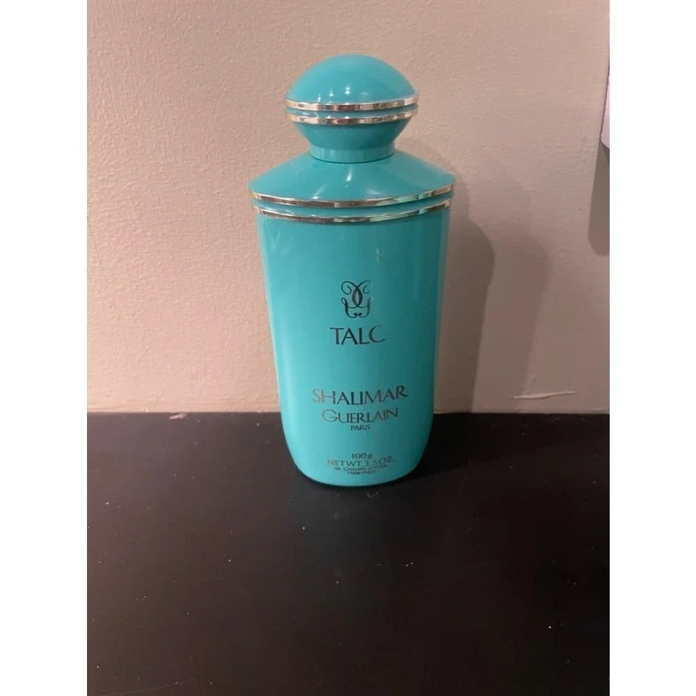 Vintage Shalimar Guerlain 6 Piece Set Turquoise 1980s